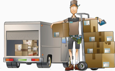 快遞物流配送 現(xiàn)代供應(yīng)鏈中的關(guān)鍵一環(huán)與數(shù)字化表達